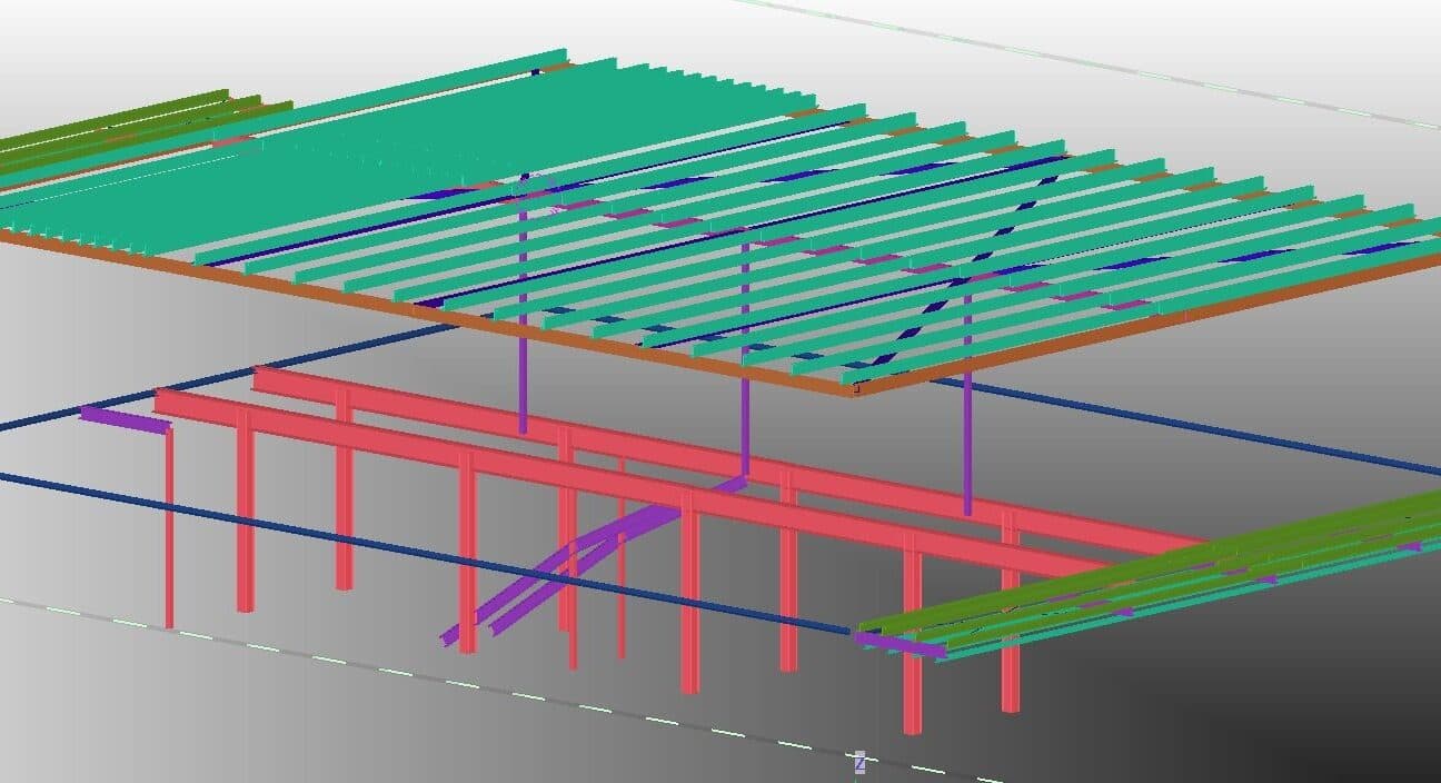3D steel model for Anytime Fitness Cowra